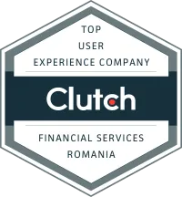 Clutch top user experience company for financial services in Romania
