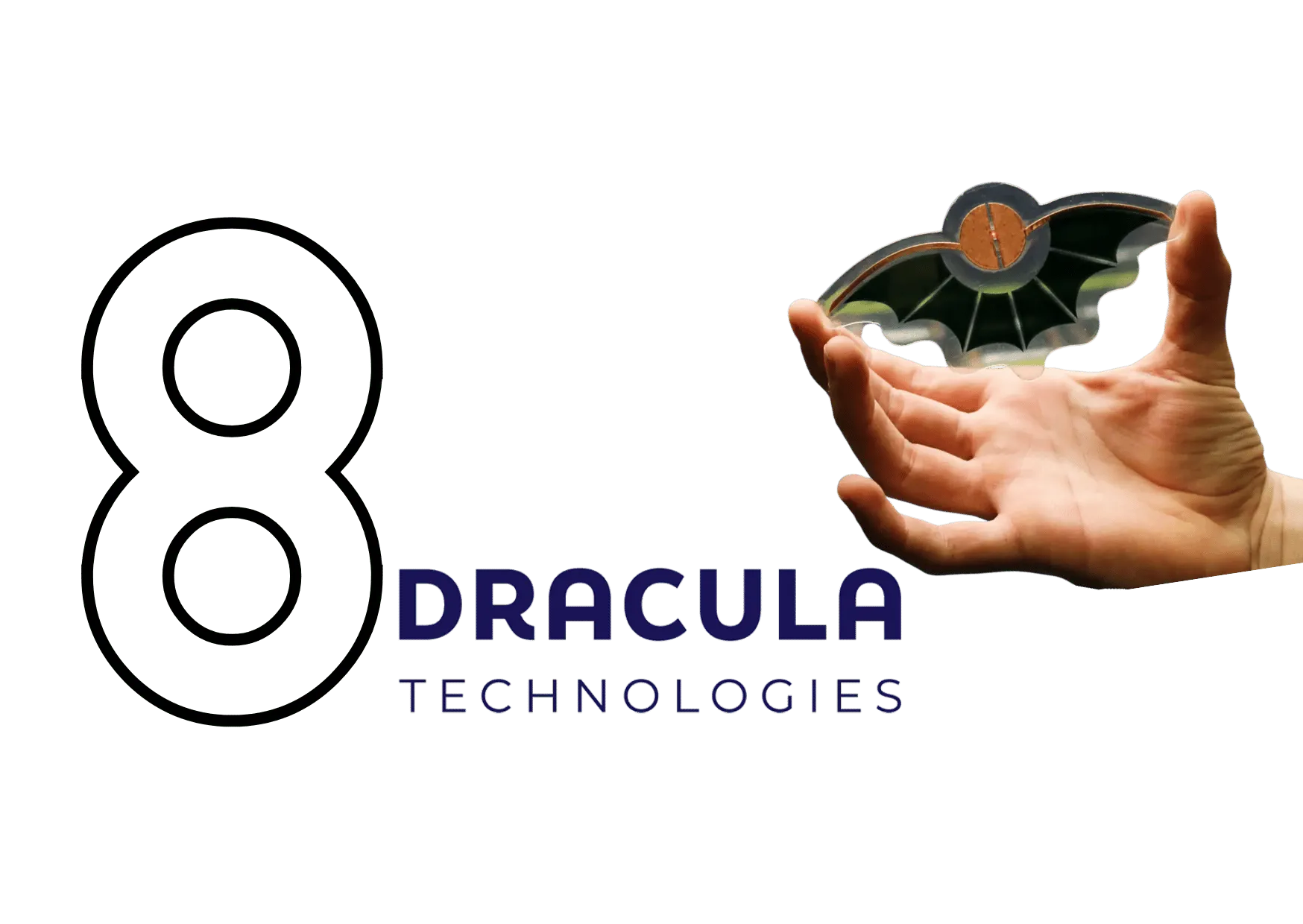 Number 8: Dracula Technologies, with a printed solar module in an open hand.