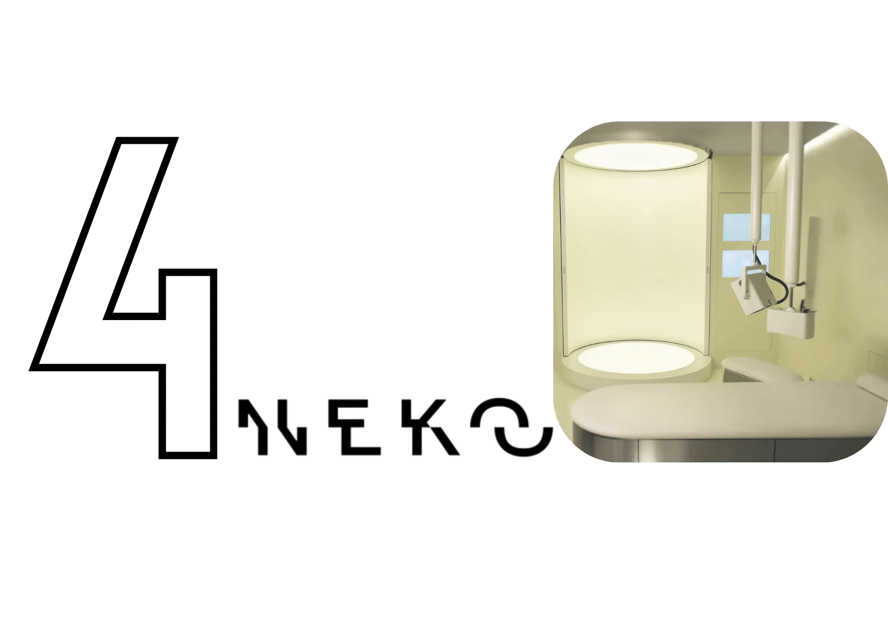 Number 4: Neko Health, beside its body scan booth.